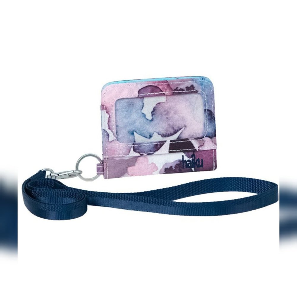 Haiku Access Lanyard Wallet, Wildflower NWT